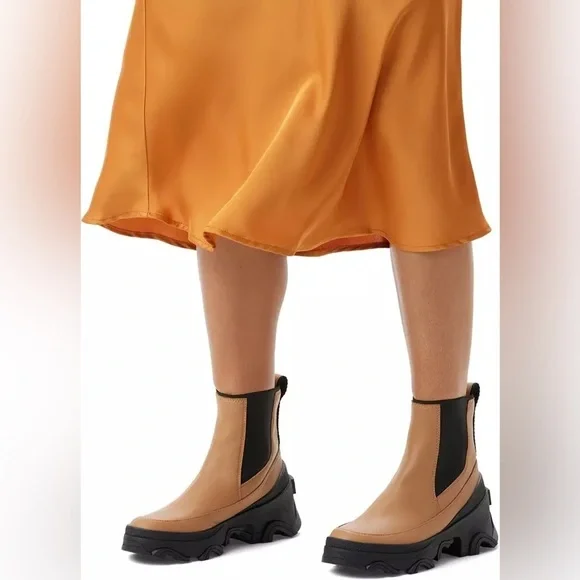 SOREL | Women's Brex Waterproof Chelsea Boots In Tawny Tan Size 9.5 NWOB - Picture 2 of 11